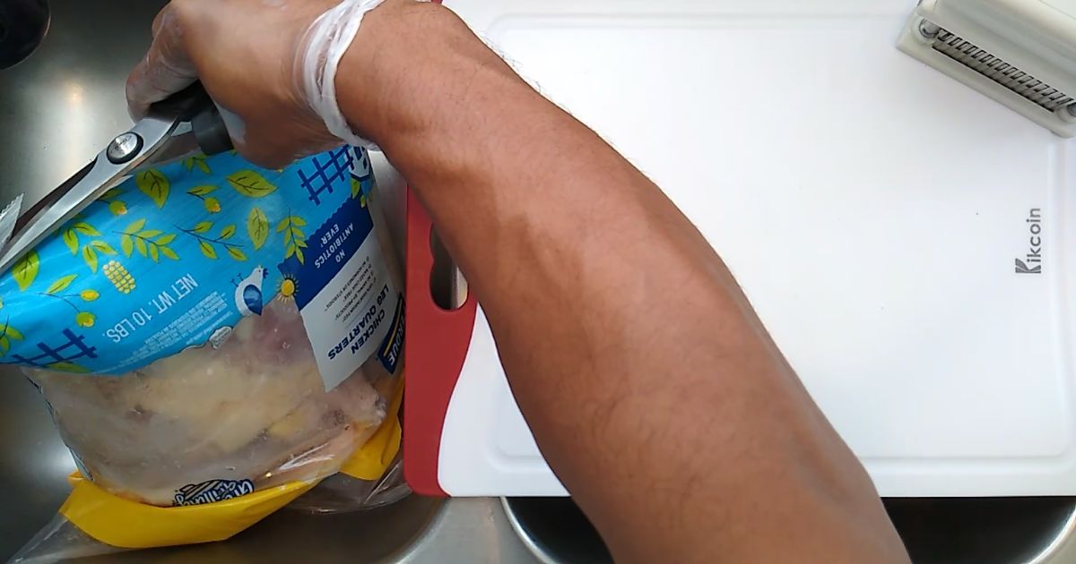 Cutting Leg quarter bag.